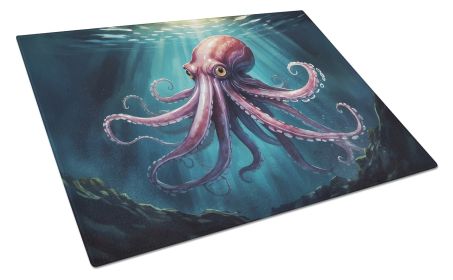 Giant Squid Glass Cutting Board Decorative Tempered Glass Kitchen Cutting and Serving Board Large Size Chopping Board