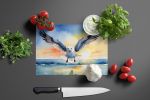 Gull Flying Low Glass Cutting Board Decorative Tempered Glass Kitchen Cutting and Serving Board Large Size Chopping Board